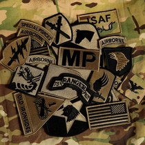 CP Camouflage Clothing Arm Zhang OCP Badge Combat Service Arms Chapter Military Meme Embroidery Chest Badge Magic Sticker