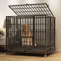 Dog cage Large dog Indoor pet cage Teddy Golden Retriever Brado Satsuma Small medium thick folding dog cage