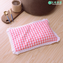 Child Pillow Buckwheat Pillow Pure Cotton All-cotton Soft Old Coarse Cloth Baby Nursery Season Universal Breathable Sweat