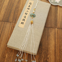 Qiao Niang fish retro Republic of China wind with cheongsam tassel 2021 autumn new classical press placket pendant elegant temperament