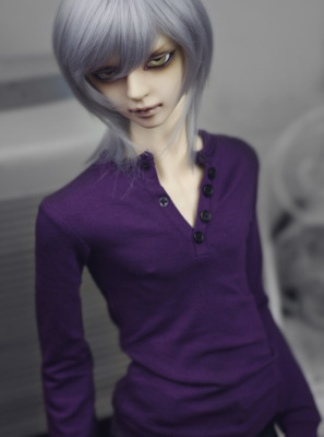 taobao agent 4 points and 3 points/SD17 Uncle BJD.SD Stuffy Gears Purple Basic Basic Block Twita T/Slim Five -Dunk Sexy