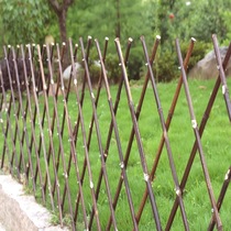 Zizhu fence pull net fence outdoor telescopic fence courtyard balcony guardrail bamboo climbing rattan frame garden partition curtain