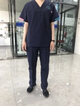 Nightingale mens and womens hand washing clothes suit surgical gown short-sleeved hand brushing clothes isolation clothes Korean stomatologist overalls