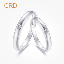  (Spot)Claiti diamond ring Couple couple ring Male wedding ring Engagement diamond couple ring Platinum diamond ring