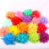 Bride new Korean yarn bridesmaid performance props square dance kindergarten childrens performance bracelet flower wrist flower head flower