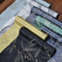 High-end waterproof table flag brocade satin suede tea mat Tea ceremony Chinese Zen tea flag Tea tablecloth Nishijin woven table mat