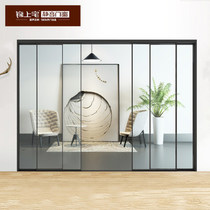TATA wooden door balcony kitchen sliding door sliding door minimalist narrow side aluminum alloy glass 001 kitchen door balcony door