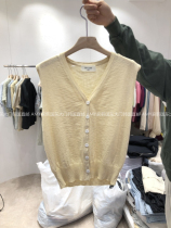 Korea direct mail Dongdaemun 2021 spring and summer new products thePlain jacket vest W15200142