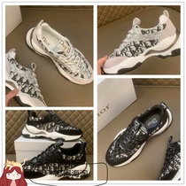 Dior Dio 21 New Men Sneakers Old Flower Alphabet Embroidered Logo Casual Breathable Running Shoes Man