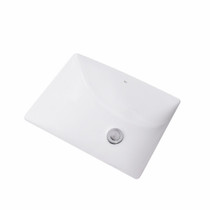 Hecheng counter basin Square medium size anti-fouling ceramic wash basin Embedded wash basin Toilet basin