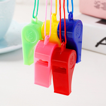 Plastic color with rope whistle referee whistle fan whistle children toy whistle OK whistle bbwhistle