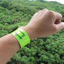 AXEMEN Night safety protection Reflective beam Hems snap ring Wrist strap Arm strap Fluorescent strip