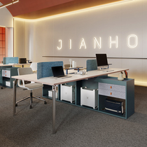 Womens desk minimalist modern staff Chairs Combined Staff Computer 4 Peoples desk Four-place furnishings