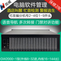 GW2000-1 program-controlled telephone switch 8 16 in 112 120 128 136 144 out of the internal machine