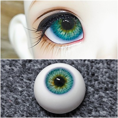 taobao agent BJD gypsum eye borrowing resin eye size iris green/2 pairs of free shipping/12141618mmlitalTleworld