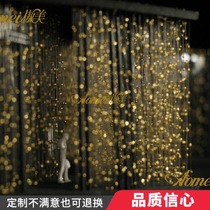 Creative gold coin charm project Hotel jewelry store decoration exhibition hall Shopping mall atrium Hanging hanging parts can be customized