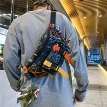 Chest bag Mens satchel Sloping Shoulder Bag Tide Card Day Ensemble Sports Money Pocket Women Tide Sap Bag Mens Backpack Single Shoulder Bag