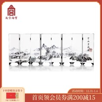 (Forbidden City Taobao) Museum Cultural and creative mini screen desktop ornaments Chinese style flagship store official website gift