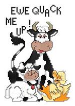 Cross stitch electronic drawing 5742 cartoon cow 3 PAT source file