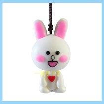 Jinzhou Soft Pottery Factory Street Stall Night Market Supply Connie Rabbit Mobile Phone Chain Handmade Painted Pottery Jewelry Large Pendant