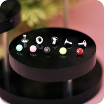 Handmade DIY accessories color paint mini round stud rivet mushroom buckle diameter 4mm