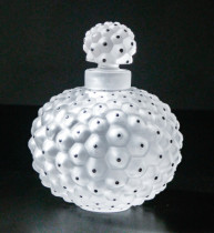 Antique French luxury crystal Lalique Lalique Cactus series crystal perfume bottle