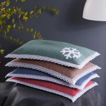 Small pillow buckwheat pillow hard 3-6 years old 2 baby children student single office full buckwheat skin pillow core