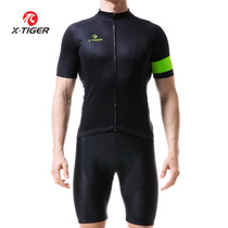 x - tiger Summer Cycling Costumes Short Sleeve Package Men Mountain Car Bike Men Bicycle Riding Equipment