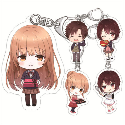 taobao agent About the Angels next door unknowingly made me a waste of anime keychain acrylic pendant