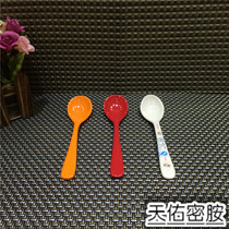 Star melamine A5 imitation porcelain tableware color spoon children spoon kindergarten spoon
