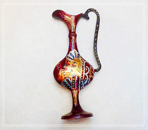 Copper Pakistani craft crafts Copper pot gift decoration Flat pot special price