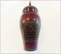 Pakistani characteristic handicrafts Walnut wood painting special offer new tea can painting promotion