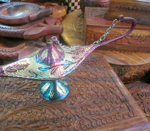 Pakistani crafts Bronze handmade Aladdin lamp special home decoration