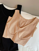 Feedback ~ Foreign trade thickened woolen cotton plastic body vest high elastic beating bottom tochest close-up belly seamless vest harness