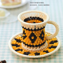 Hand triangle insert gift diy triangle insert origami tutorial coffee cup and tray material package