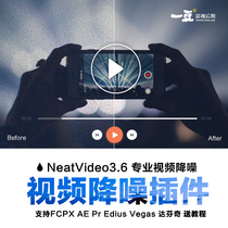  Video noise reduction plug-in Neat Video denoising particles Support FCPX AE PR ED WIN Mac