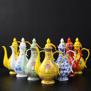 中国古玩　古陶　酒瓶　大壺 中国古玩 古陶 酒瓶 大壺 古风酒壶价格报价行情- 京东