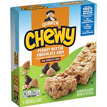 Quaker Peanut Butter Chocolate Chip Chewy Granola Ba