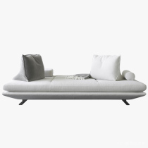 Freehand space prado same sofa Italian style minimalist light luxury small apartment living room creative without armrests