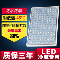 60W cold storage special LED Light Square waterproof antifreeze freezer lamp low temperature 36vled cold storage lamp 24v Marine lamp