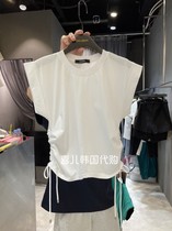 CELEBRITY-A South Korea Dongdaemun 2022 summer new loose fashion all-match bat sleeve T-shirt women