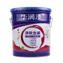 huarun gold odor five-in-one latex paint white interior wall paint topcoat water paint coating 18L