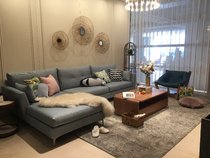 Qumei living room set sofa (2017S9-Z1R L) Coffee table (2013ZQ-TT14-1)