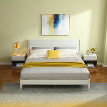 Quanyou home home bedroom with modern fashion simple style bed-1 5 meters-without pump 702601