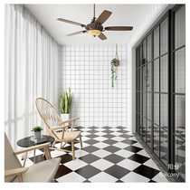  Dongpeng tiles Nordic lattice tiles Small white tiles Bathroom tiles Kitchen wall tiles Toilet tiles Bathroom tiles