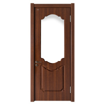 3D non-lacquered wood door interior door bedroom door kitchen door glass door custom wooden door D-635B