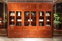 HY-and ya three combination bookcase big fruit red sandalwood