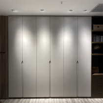 European Nordic wood wall cabinet high multifunctional home simple small apartment living room custom wardrobe