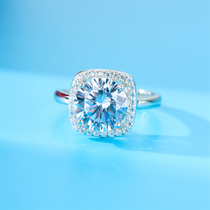 "Live Special Shooting" About 9mm Ten Arrows and Ten Hearts Zircon Square Silver Wrap Ring
