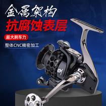 The new 20 shaft metal fishing reels spinning wheel stainless steel lu ya hai gan yuan tou lun rod round yu xian lun yu lun